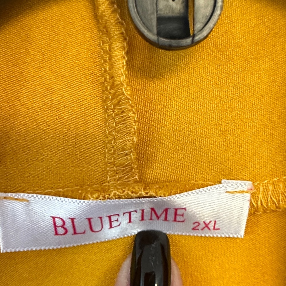Chic Mustard Open Front Cardigan - Picture 2 of 4